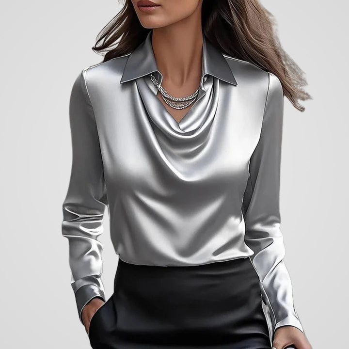 Malvina | Elegant Satin Blouse 2