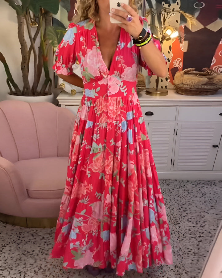 Marina | Women's Floral Summer Dress 0