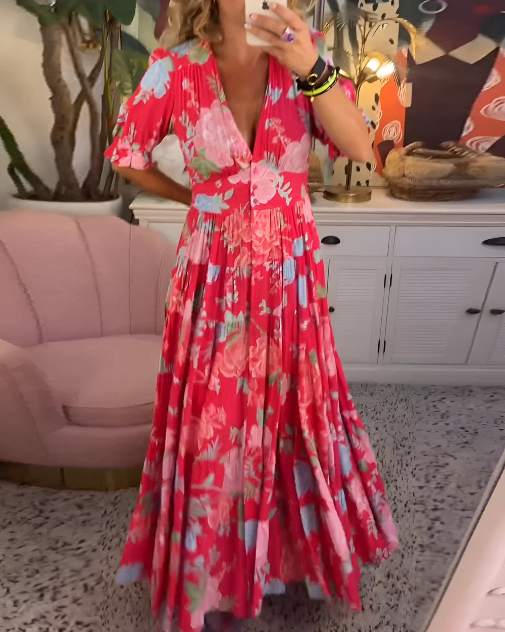 Marina | Women's Floral Summer Dress 1
