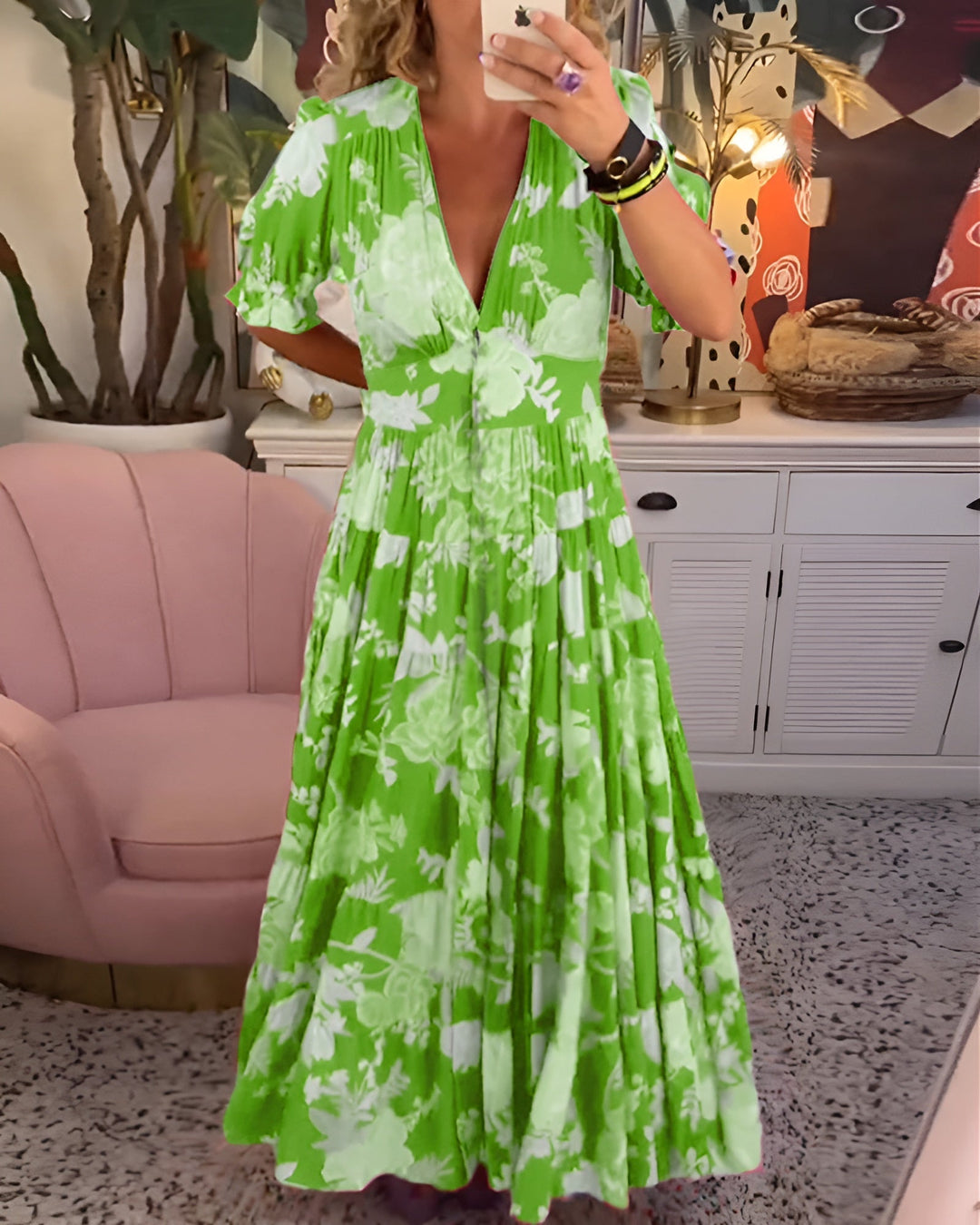 Marina | Women's Floral Summer Dress 3