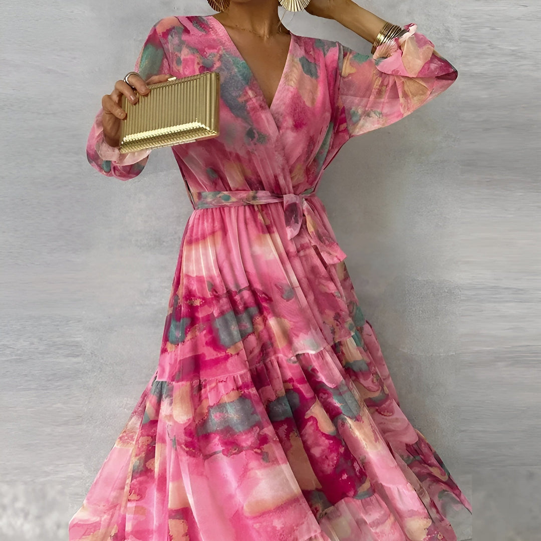 Marizanne | Elegant Pleated Summer Dress for Wedding Guests 1