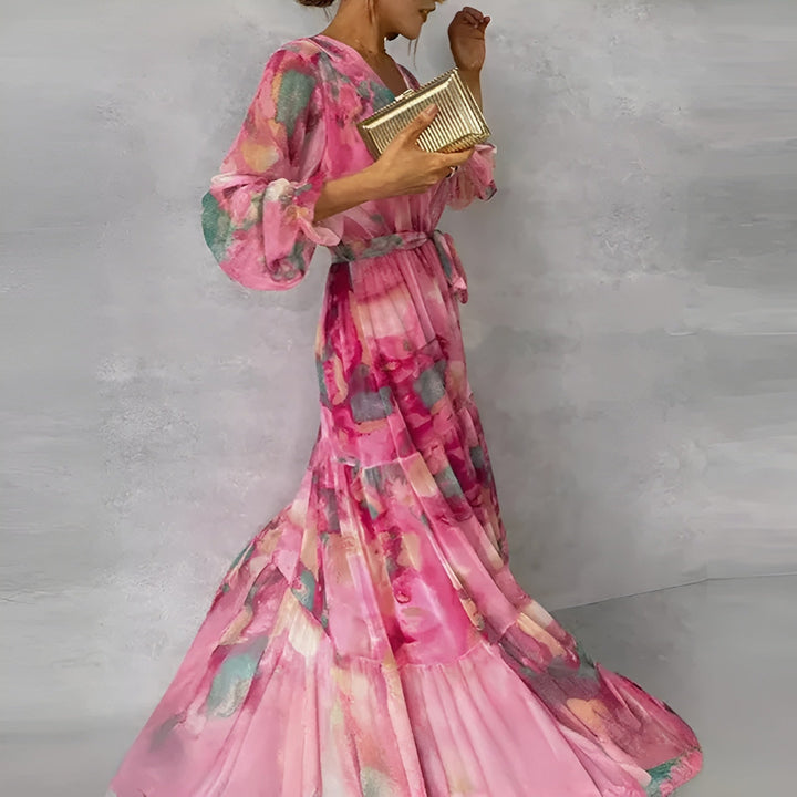 Marizanne | Elegant Pleated Summer Dress for Wedding Guests 2