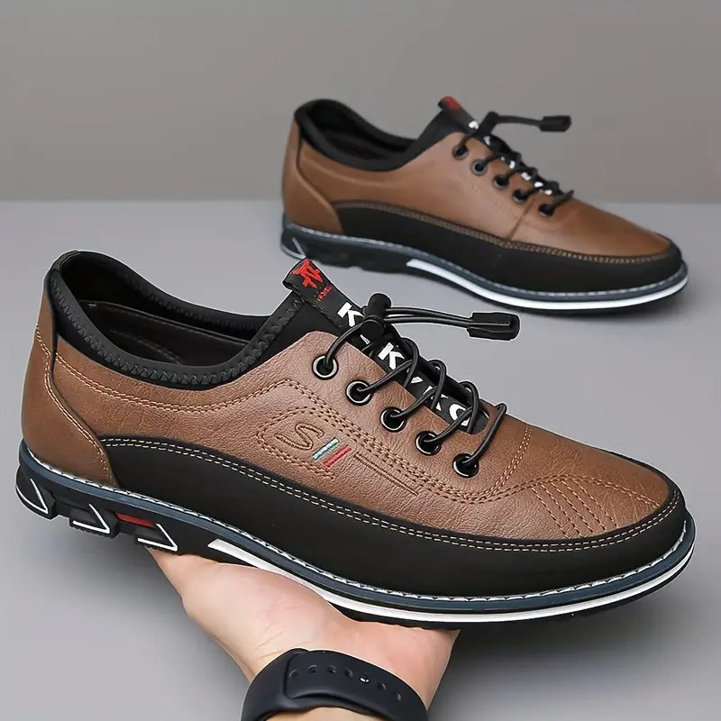 Maxwell | Mens Black Oxford Shoes 8