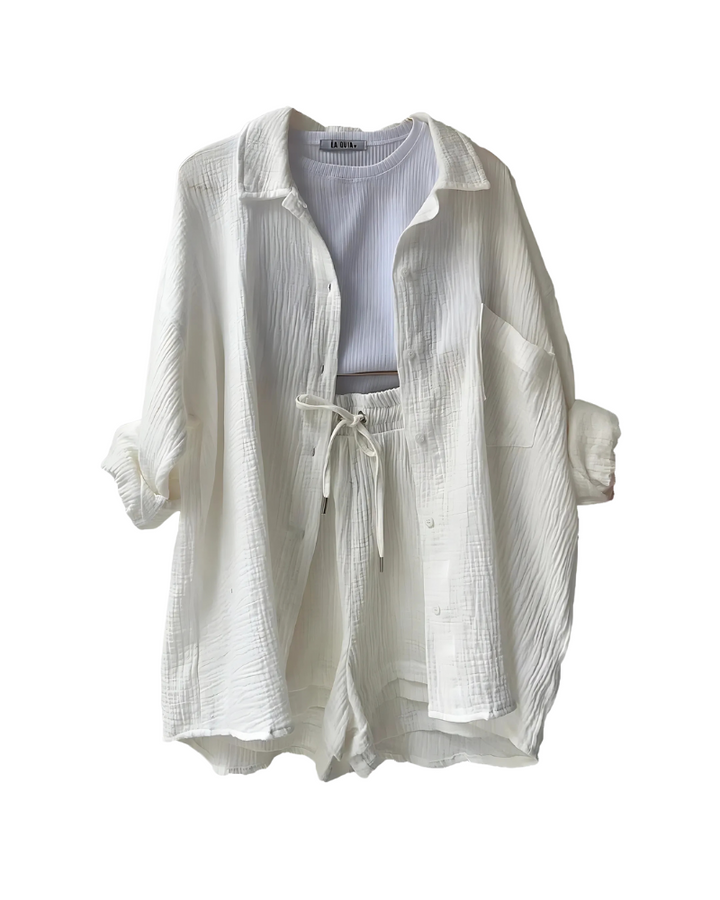Maylee | Women's Short Set Pajama Shirt And Shorts 11