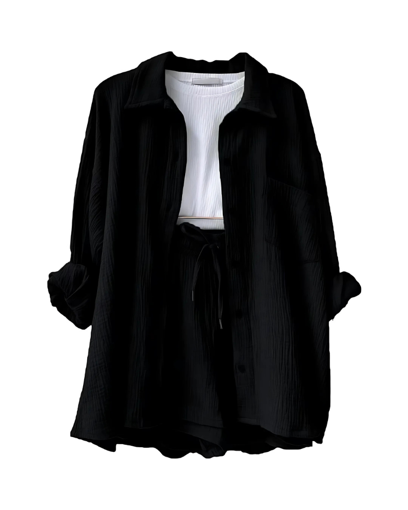 Maylee | Women's Short Set Pajama Shirt And Shorts 9