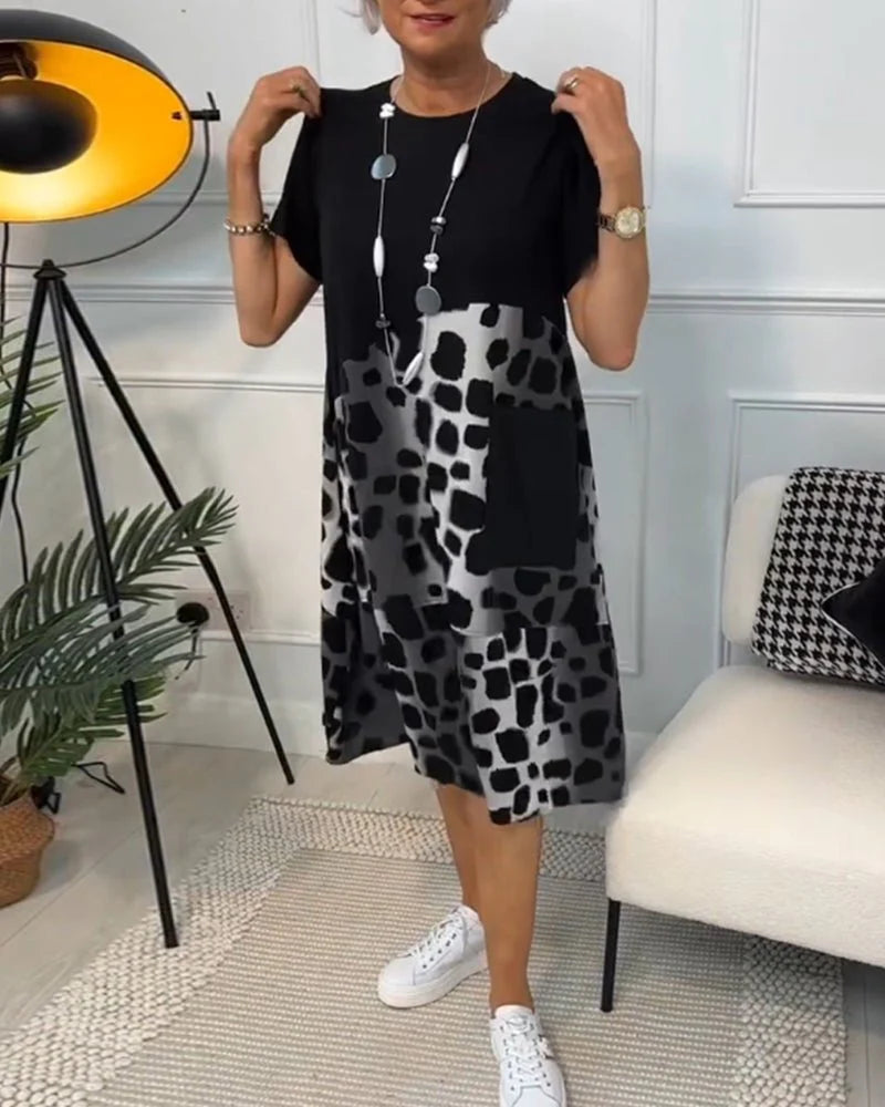 Melina | Women's Black Midi Dress 0