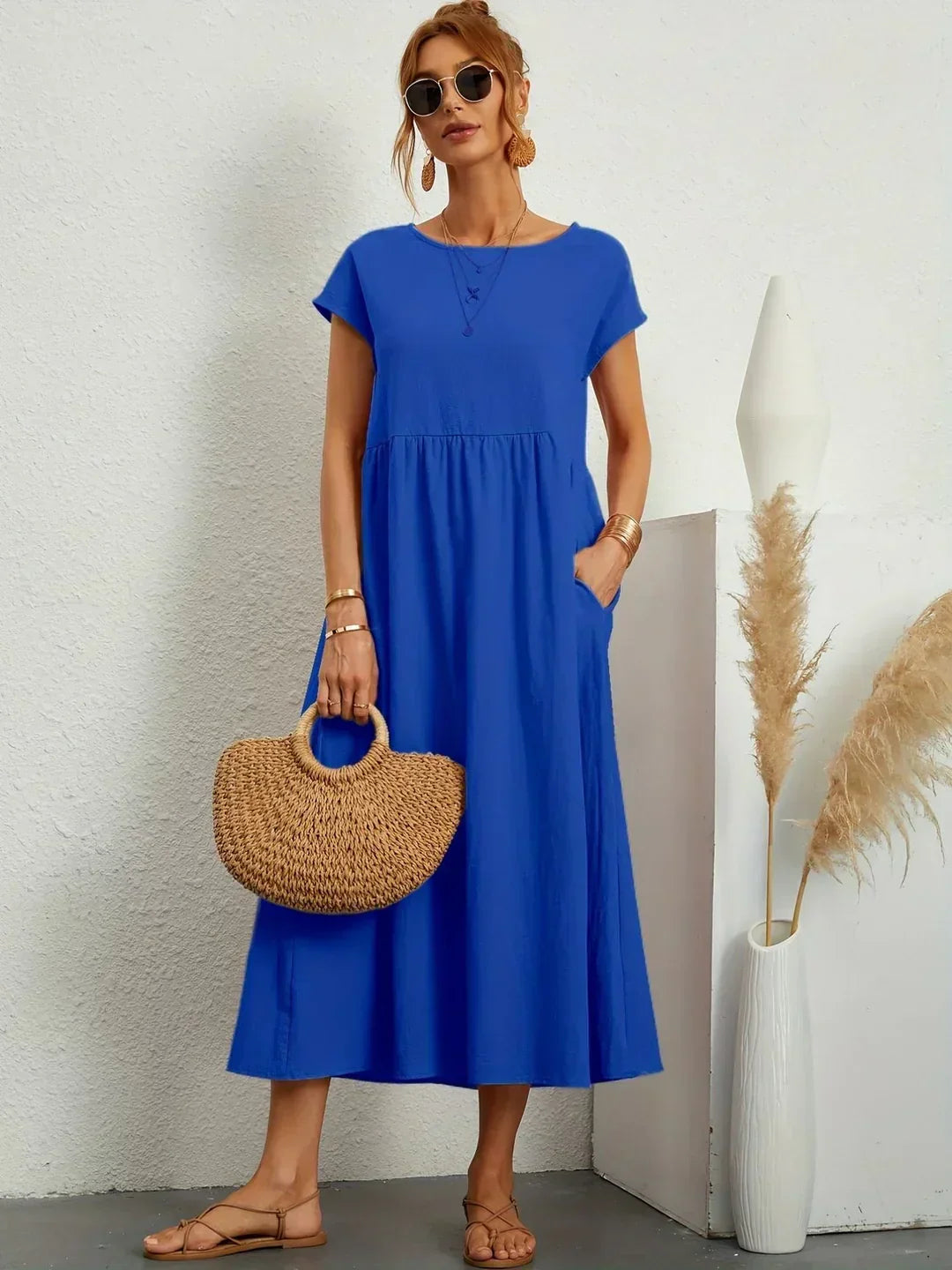 Variant image for Cintia | Women's Summer Midi Dress-31