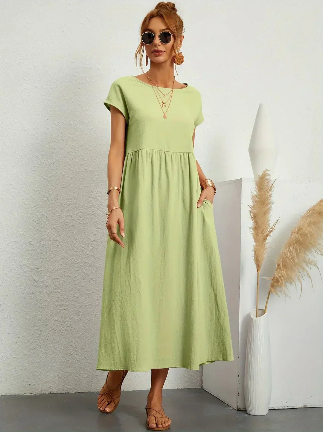 Variant image for Cintia | Women's Summer Midi Dress-41
