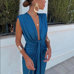 Moriah | Elegant Pleated Maxi Dress