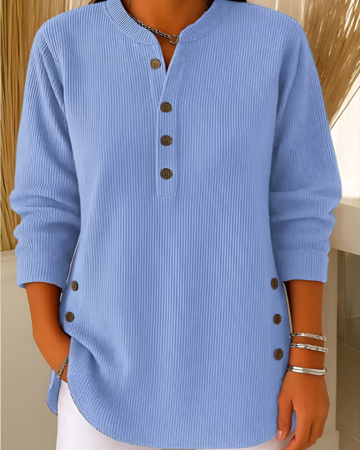 Neris | Modern Knitted Top with Long Sleeves 0