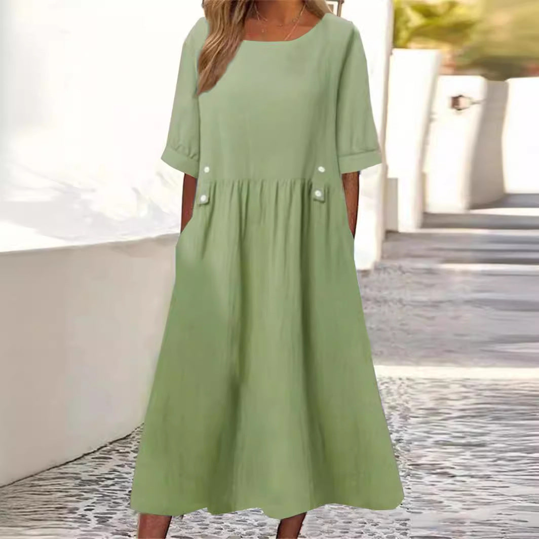 Amelia | Women's Summer Maxi Dress-4