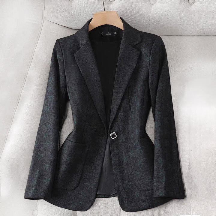 Katy | Women's Blazer with Grid Pattern 2
