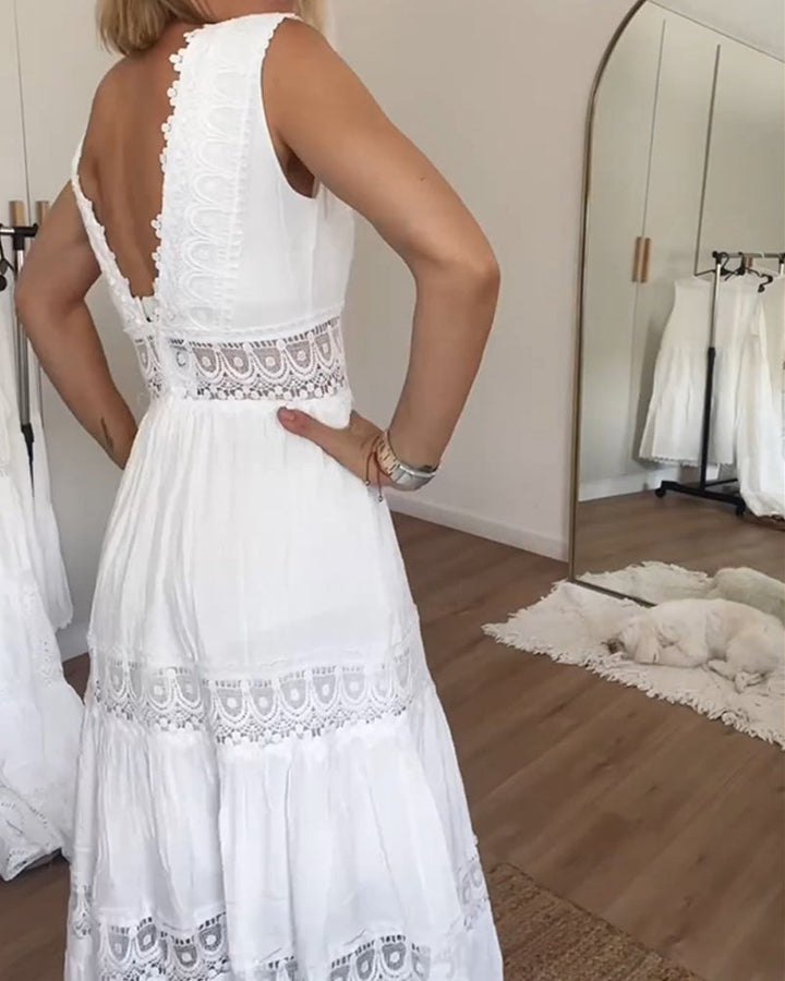 Olivia | Women's Summer Dress with Lace Details 1
