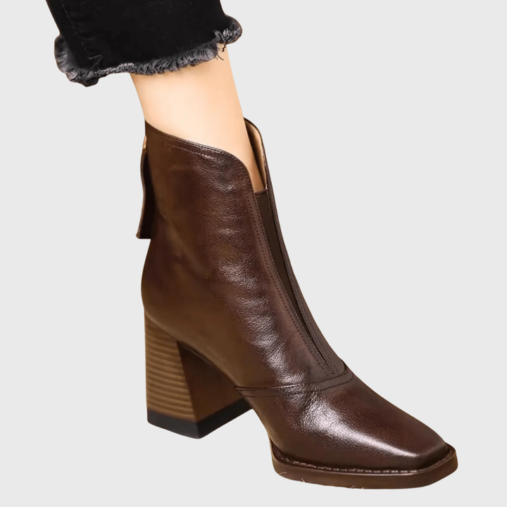 Candice | Luxury Mid-Heel Ankle Boots