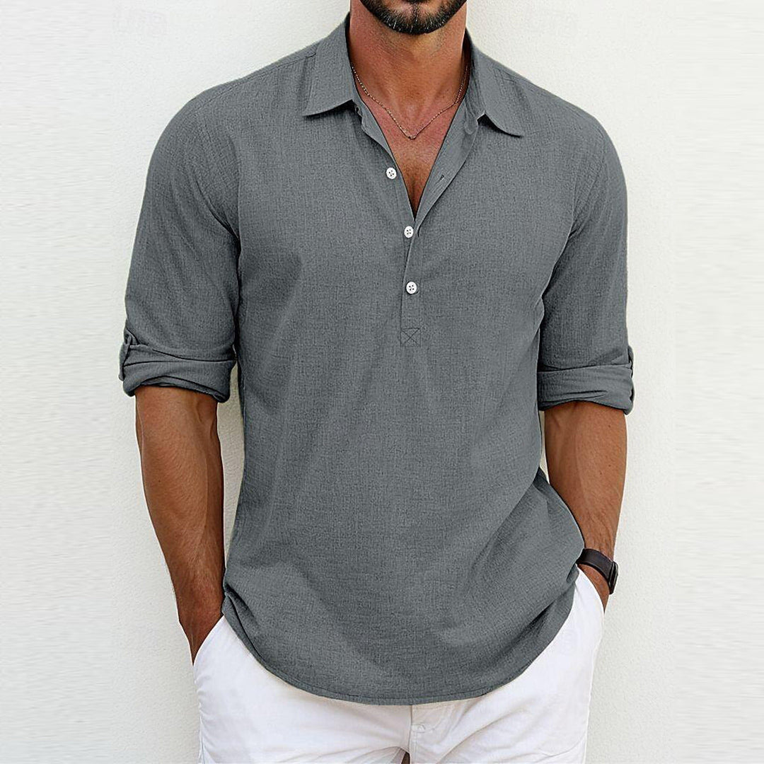 Ricardo | Long Sleeve Polo Shirt 1