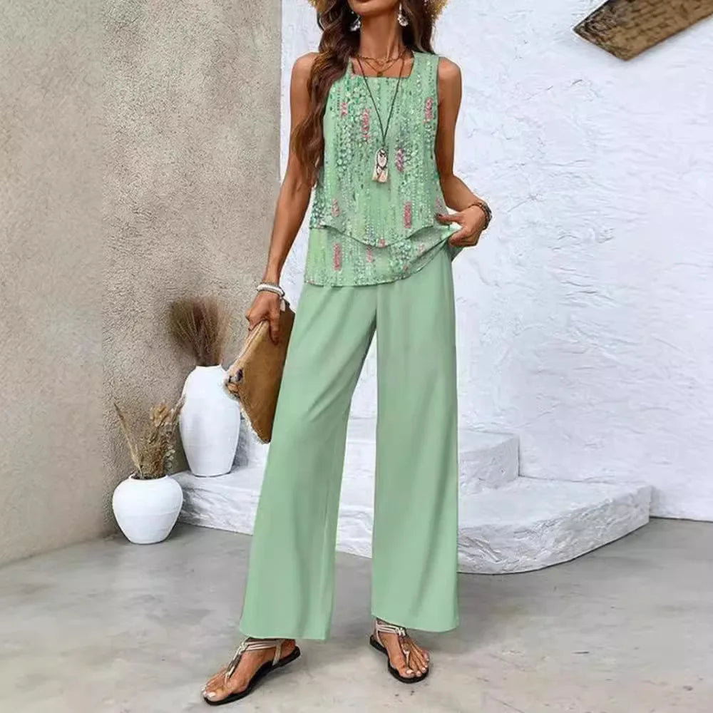 Romy | Women's Set - Elegant Summer Outfit 1