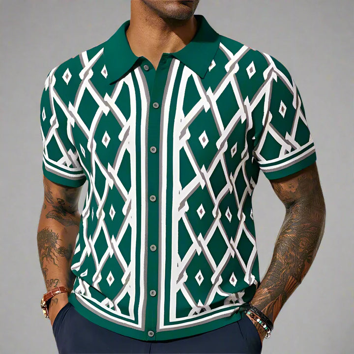 Dante | Retro-Style Polo Shirt-1