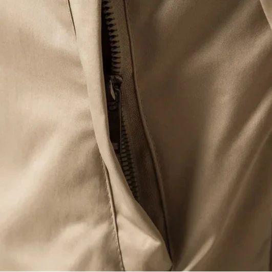 Alex | Green Slim-Fit Bomber Jacket-4