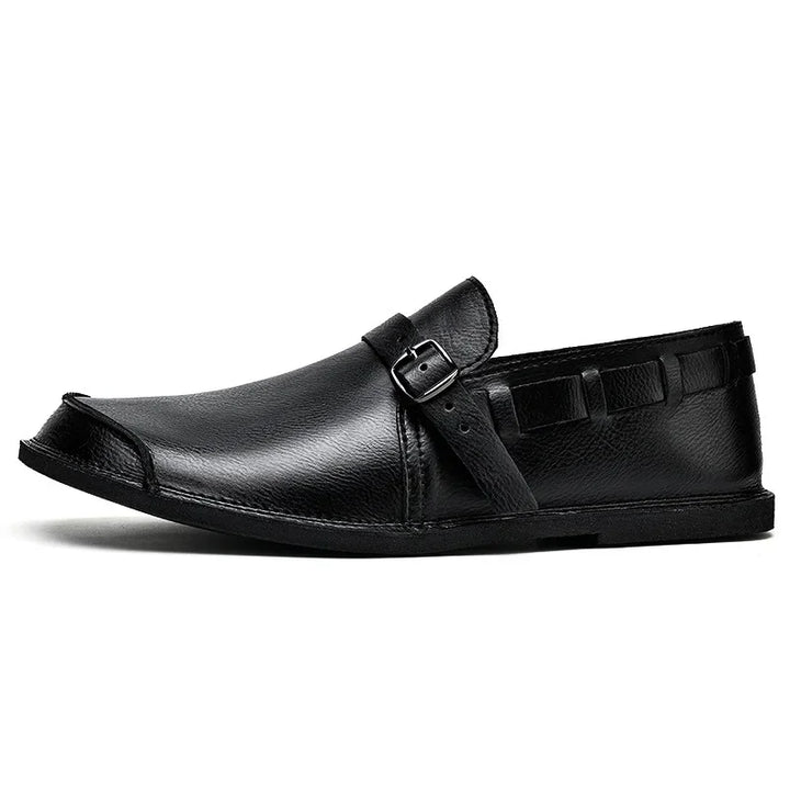 Lorenzo | Buckled Leather Loafers 5
