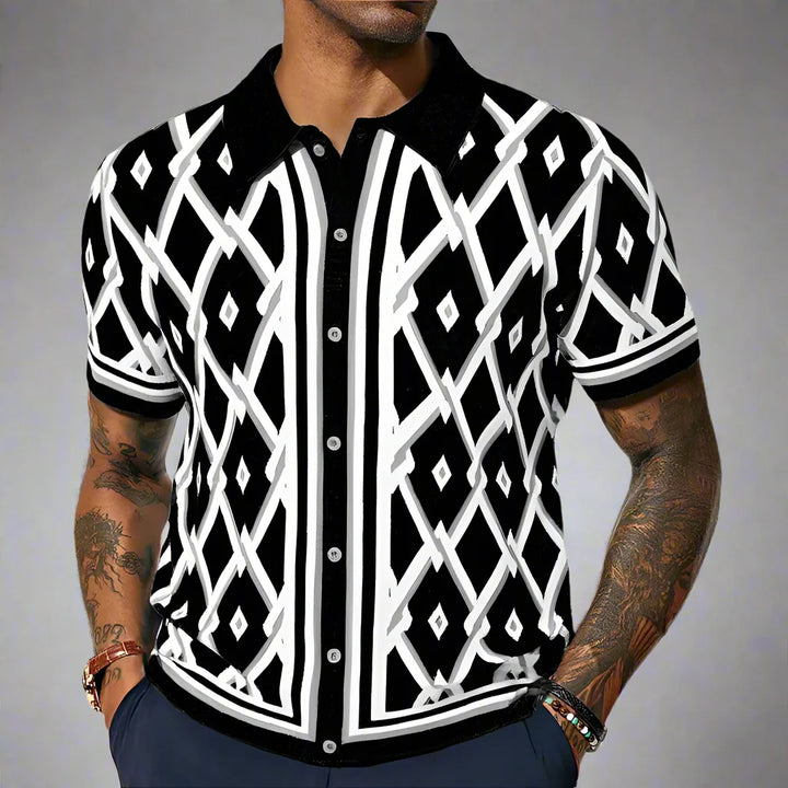 Dante | Retro-Style Polo Shirt-2