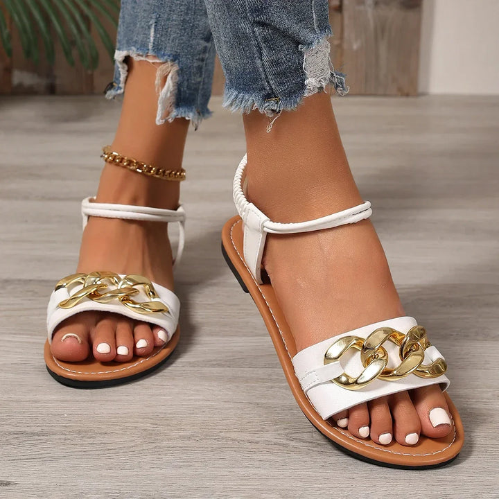 Lux | Elegant Gold Chain Slides 3