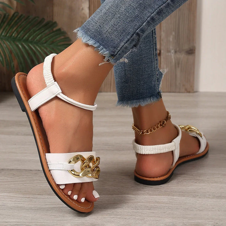 Lux | Elegant Gold Chain Slides 4