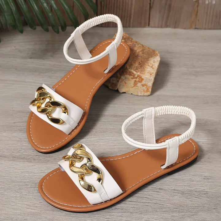 Lux | Elegant Gold Chain Slides 6