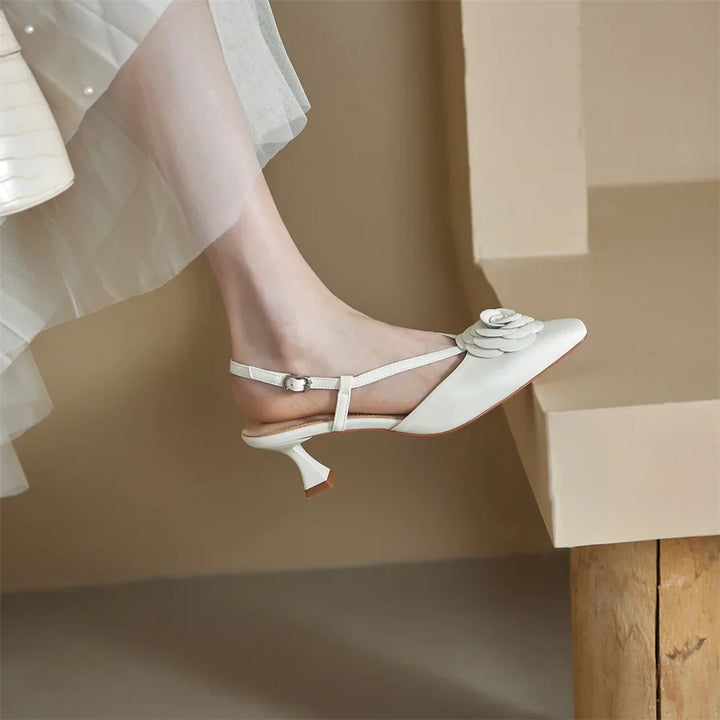 Variant image for Roselle | Women's Leather Slingbacks-41