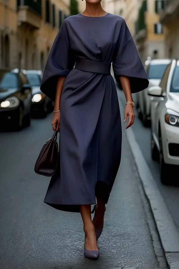 Sofia | Women's Cocktail Dress with Lantern Sleeves 1