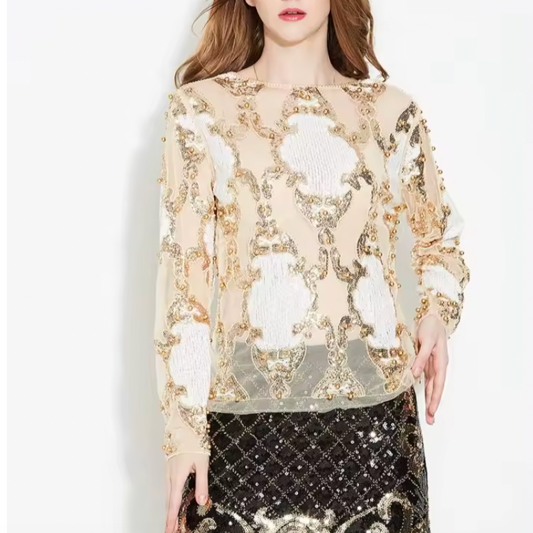 Ava | Women's Sequin Going Out Top 2