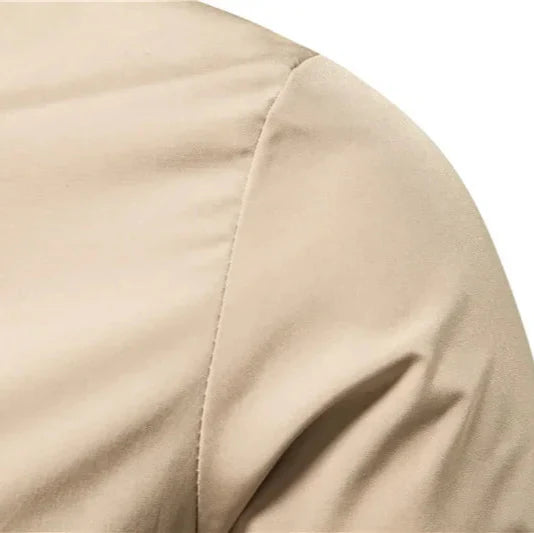 Alex | Green Slim-Fit Bomber Jacket-6