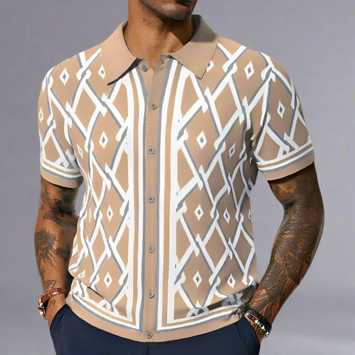 Dante | Retro-Style Polo Shirt-3