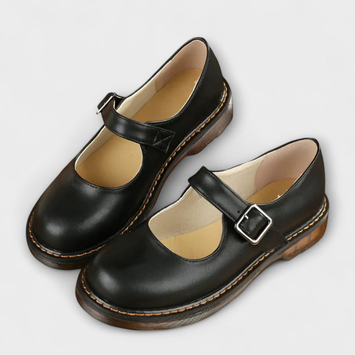 Yolanda | Women's Leather Flats 1