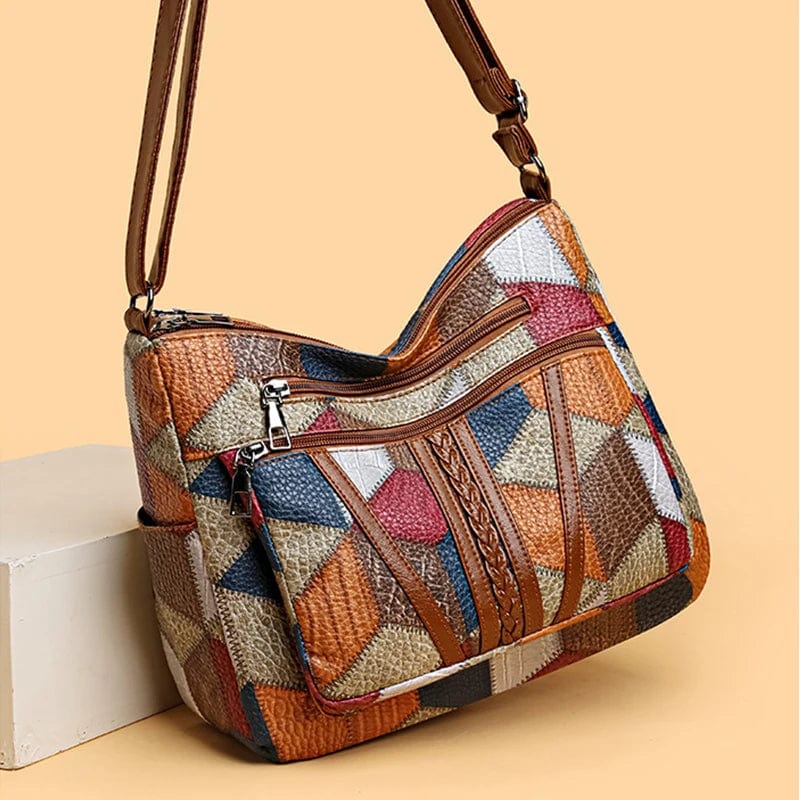 Solara | Mosaic leather handbag 2
