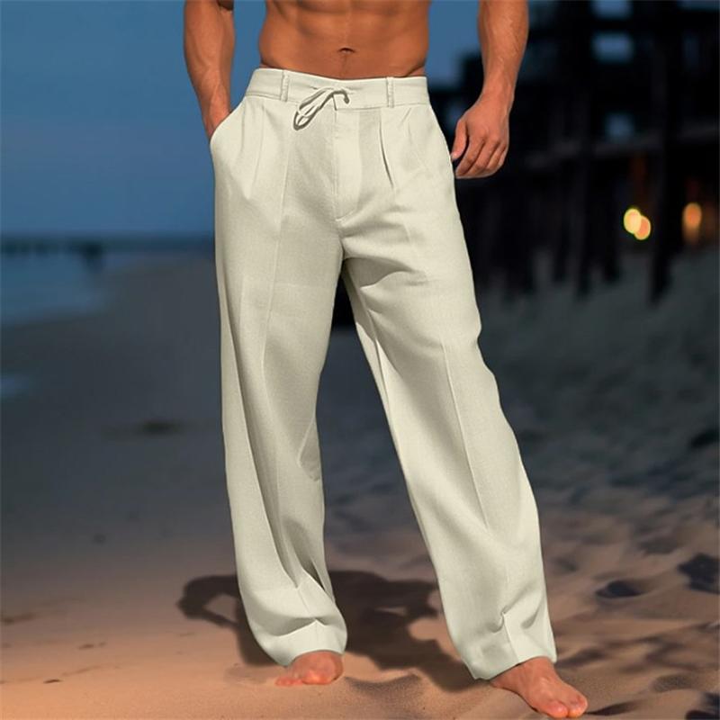 Theo | Mens Linen Trousers 2