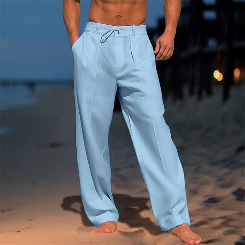 Theo | Mens Linen Trousers 4