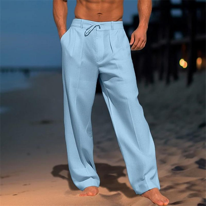 Theo | Mens Linen Trousers 4