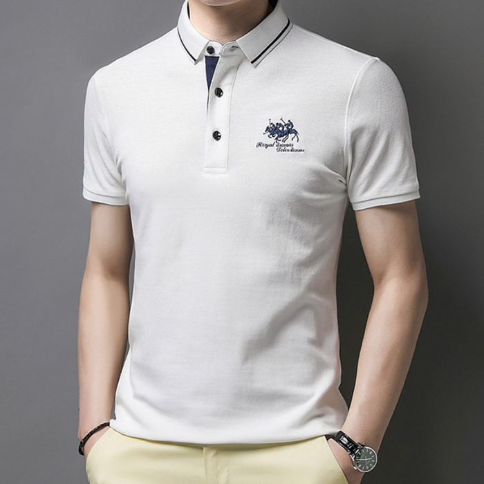 Thiago | Mens Long Sleeve Polo Shirt 2