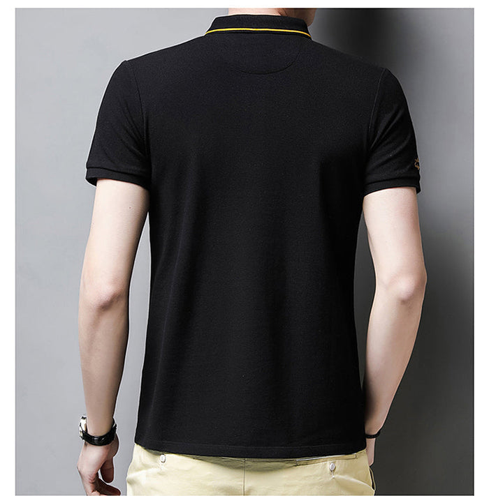 Thiago | Mens Long Sleeve Polo Shirt 4
