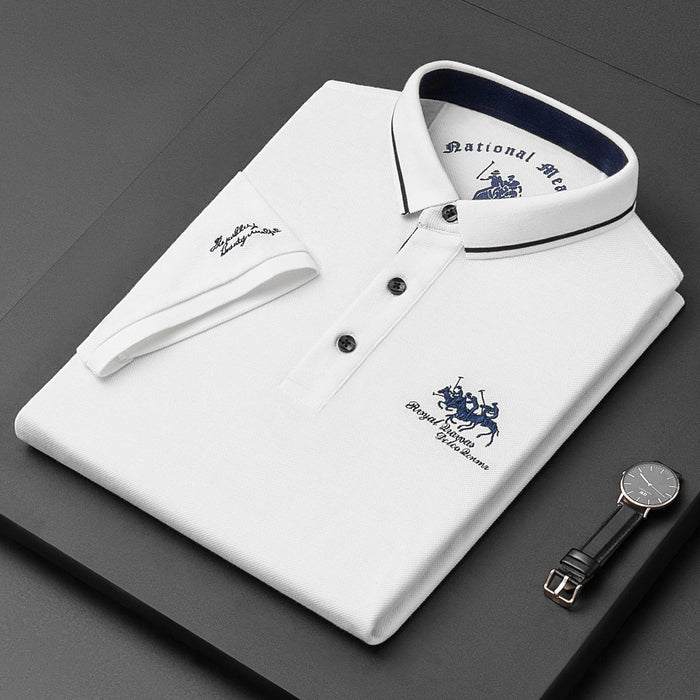 Thiago | Mens Long Sleeve Polo Shirt 9