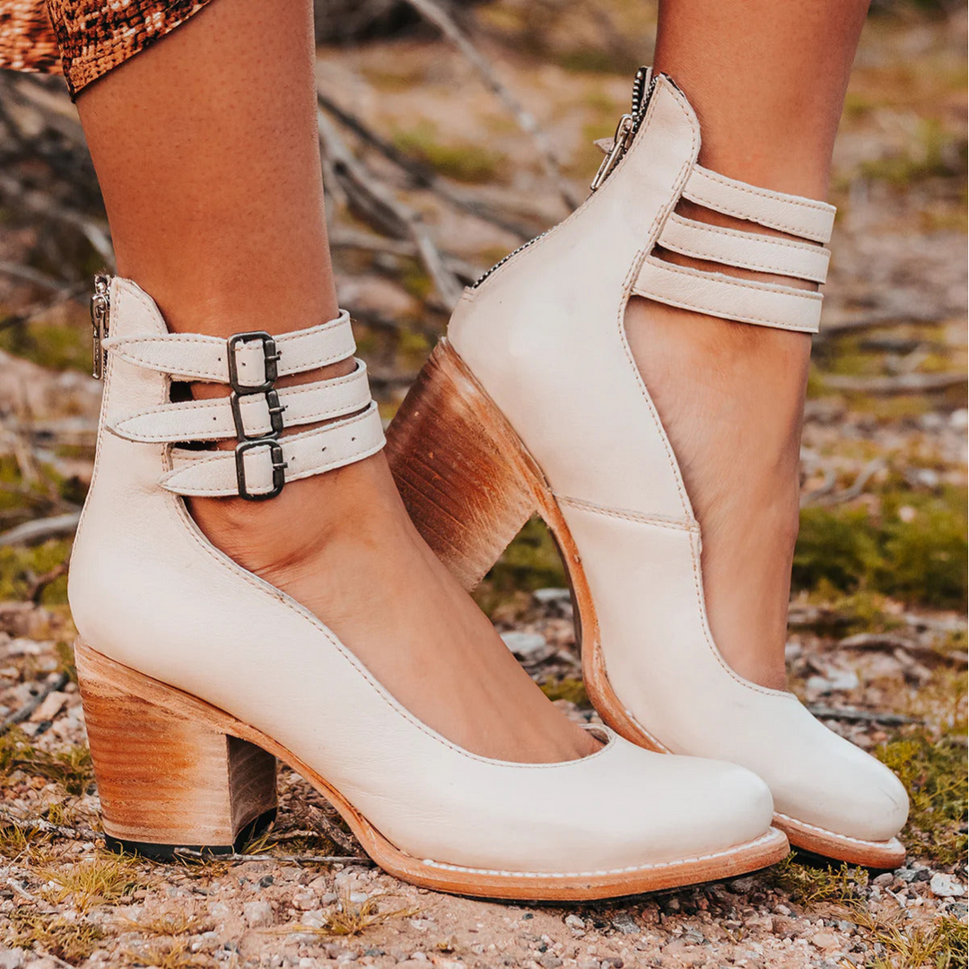 Verona | Vintage Strappy Ankle Strap Heels 2