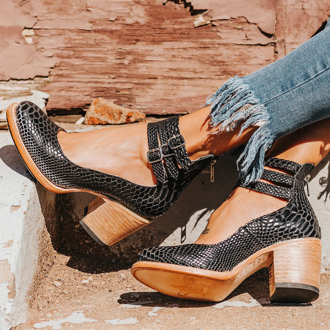 Verona | Vintage Strappy Ankle Strap Heels 5