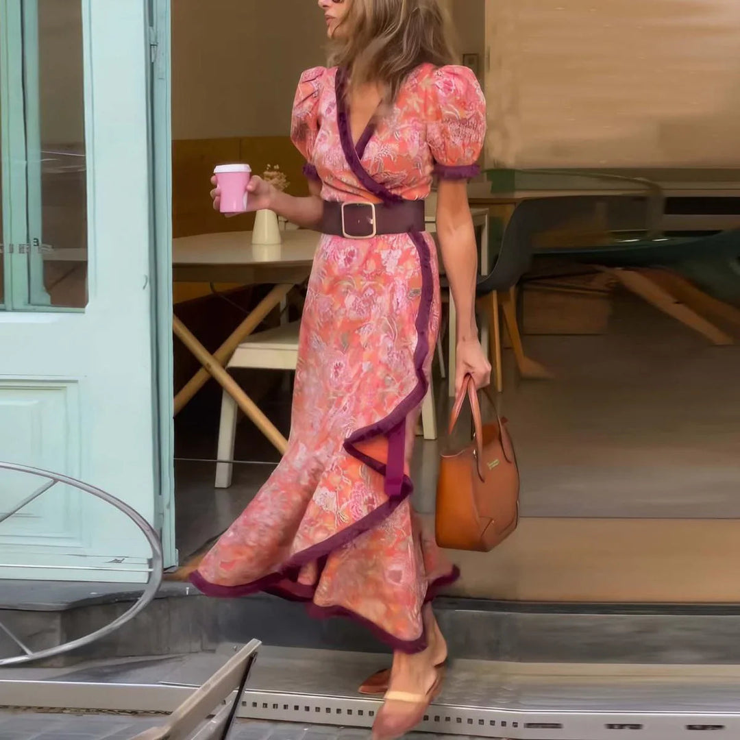 Vivara | Elegant Pink Maxi Dress for Women 0