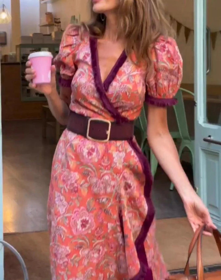 Vivara | Elegant Pink Maxi Dress for Women 1