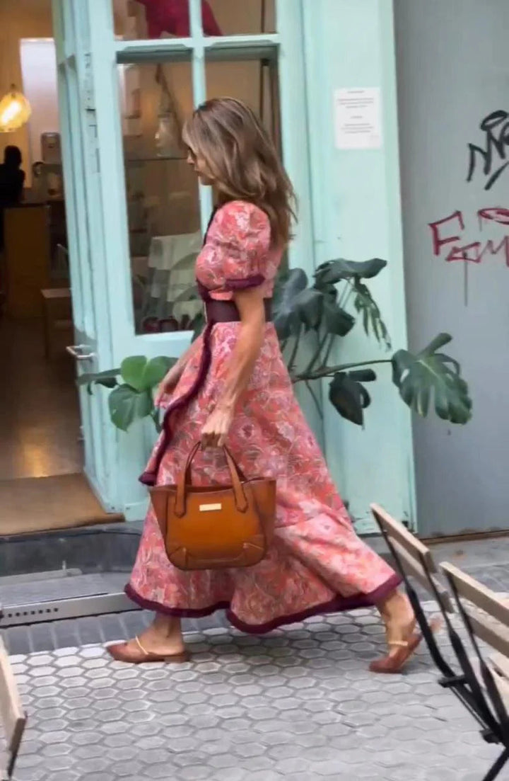 Vivara | Elegant Pink Maxi Dress for Women 4