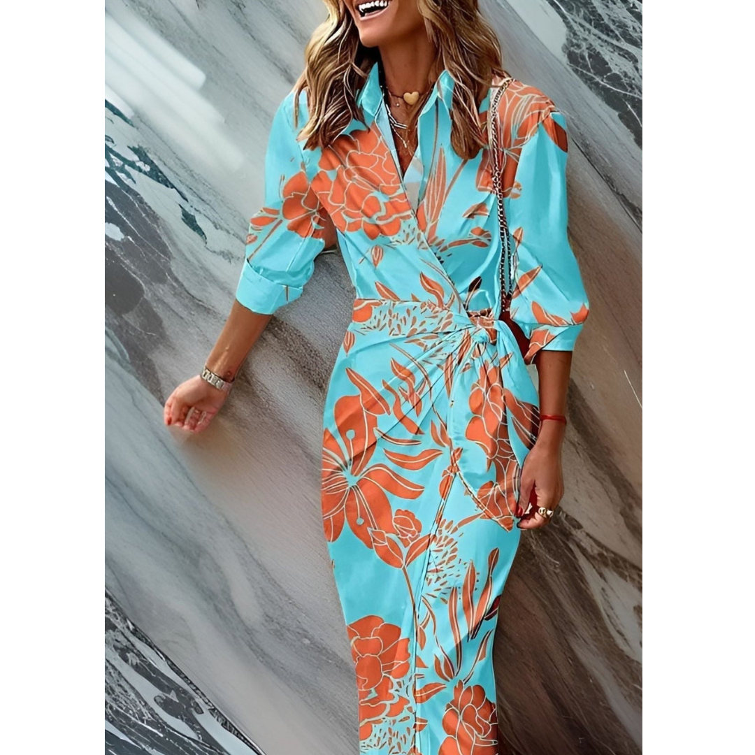 Variant image for Emery | Women's Elegant Wrap Dress-19