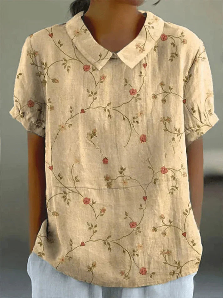 Variant image for Inga | Floral Print Womens Blouse-55
