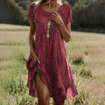 Selene | Short Sleeve Summer Dress