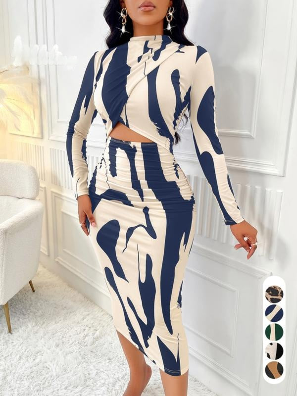 Ara | Colorblock Bodycon Dress for Spring & Fall